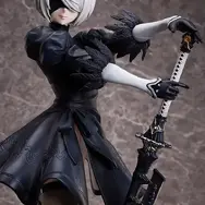 白の約定を携え佇む姿が美しい…！「ニーアオートマタ」より「2B(ヨルハ