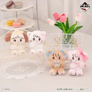 「リルアラモード」新作一番くじの全ラインナップ公開！ムースたち4人のマスコットや、お顔の刺繍が可愛いポーチなどを展開