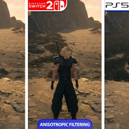 『FF7 リバース』スイッチ2/Xbox Series S/PS5三機種のグラフィック比較動画が公開。スイッチ2は30fps固定ながらグラフィックは健闘