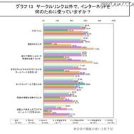サークルリンク以外で、インターネットを何のために使っていますか？ サークルリンク以外で、インターネットを何のために使っていますか？