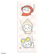 「ちいかわ」いろんなモチーフに扮した姿が可愛い！新作タオル手ぬぐいから「カレーのお供」「テントウムシ」「なみなみ」の全3種