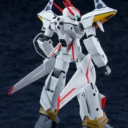 「マクロスダイナマイト7」より「VF-19P」がバトロイド形態でプラモデル化！同スケールの「熱気バサラ」とガンポッドが付属