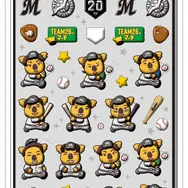 プロ野球界初！千葉ロッテマリーンズの「ボンボンドロップシール」が新登場―ピンバッジ風、選手コアラ、チャンスくんの3種類