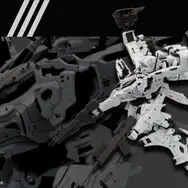 『アーマード・コア』より「ラインアーク ホワイト・グリント＆V.O.Bセット」が再生産！塗装しやすい通常成型色に変更