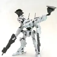 『アーマード・コア』より「ラインアーク ホワイト・グリント＆V.O.Bセット」が再生産！塗装しやすい通常成型色に変更