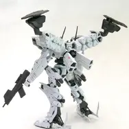 『アーマード・コア』より「ラインアーク ホワイト・グリント＆V.O.Bセット」が再生産！塗装しやすい通常成型色に変更