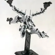 『アーマード・コア』より「ラインアーク ホワイト・グリント＆V.O.Bセット」が再生産！塗装しやすい通常成型色に変更