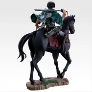“心臓を捧げよ”「進撃の巨人」新作一番くじのフィギュアが先行公開！エレンやミカサなど5名、ラストワン賞は馬に乗った「リヴァイ～人類最強の兵士～」