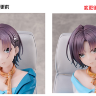 黒ストッキングのOLスタイル！『シャニマス』×『雀魂』コラボより「浅倉透」フィギュアが2次受注、顔造形の一部を修正する仕様変更を実施