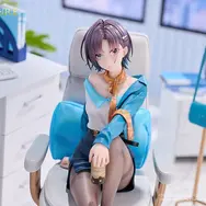 黒ストッキングのOLスタイル！『シャニマス』×『雀魂』コラボより「浅倉透」フィギュアが2次受注、顔造形の一部を修正する仕様変更を実施