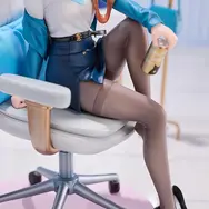 黒ストッキングのOLスタイル！『シャニマス』×『雀魂』コラボより「浅倉透」フィギュアが2次受注、顔造形の一部を修正する仕様変更を実施