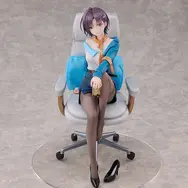 黒ストッキングのOLスタイル！『シャニマス』×『雀魂』コラボより「浅倉透」フィギュアが2次受注、顔造形の一部を修正する仕様変更を実施