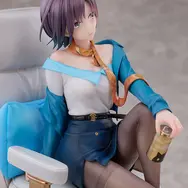 黒ストッキングのOLスタイル！『シャニマス』×『雀魂』コラボより「浅倉透」フィギュアが2次受注、顔造形の一部を修正する仕様変更を実施