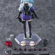 『ドルフロ2』から「クルカイ」フィギュアが予約受付を開始！「笑顔」「にらみ顔」「照れ顔」を用意し、オプションも充実