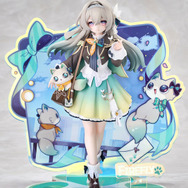『崩壊：スターレイル』ホタルが可愛い“ちびねこシリーズ”フィギュアに！ 専用アクリルスタンドの背景付き台座も