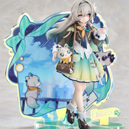 『崩壊：スターレイル』ホタルが可愛い“ちびねこシリーズ”フィギュアに！ 専用アクリルスタンドの背景付き台座も