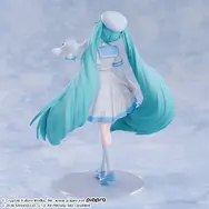 「初音ミク×シナモロール SummerVer.」が7月24日より展開！涼やかな白のマリン服で可愛さMAX