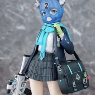 『ブルアカ』覆面水着団2号「ブルー」の姿も楽しめる！「シロコ」1/7スケールフィギュアが予約受付開始