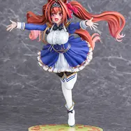 一番の笑顔！『ウマ娘』より「ダイワスカーレット」が、サポカイラストをもとに飛び込んでいくようなポージングで立体化