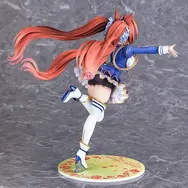 一番の笑顔！『ウマ娘』より「ダイワスカーレット」が、サポカイラストをもとに飛び込んでいくようなポージングで立体化