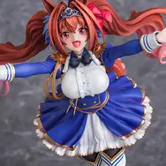 一番の笑顔！『ウマ娘』より「ダイワスカーレット」が、サポカイラストをもとに飛び込んでいくようなポージングで立体化