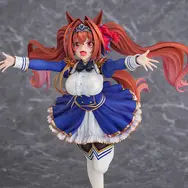 一番の笑顔！『ウマ娘』より「ダイワスカーレット」が、サポカイラストをもとに飛び込んでいくようなポージングで立体化