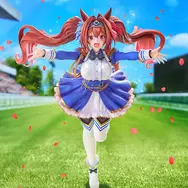 一番の笑顔！『ウマ娘』より「ダイワスカーレット」が、サポカイラストをもとに飛び込んでいくようなポージングで立体化