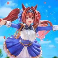 一番の笑顔！『ウマ娘』より「ダイワスカーレット」が、サポカイラストをもとに飛び込んでいくようなポージングで立体化