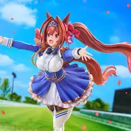 一番の笑顔！『ウマ娘』より「ダイワスカーレット」が、サポカイラストをもとに飛び込んでいくようなポージングで立体化