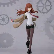 『STEINS;GATE』より「牧瀬紅莉栖」組み立て式プラモデルが予約開始！改造制服姿とロングヘアーをなびかせて颯爽と走りだす様子で立体化
