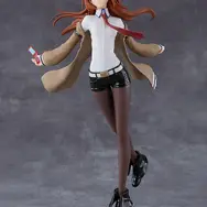 『STEINS;GATE』より「牧瀬紅莉栖」組み立て式プラモデルが予約開始！改造制服姿とロングヘアーをなびかせて颯爽と走りだす様子で立体化