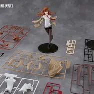 『STEINS;GATE』より「牧瀬紅莉栖」組み立て式プラモデルが予約開始！改造制服姿とロングヘアーをなびかせて颯爽と走りだす様子で立体化