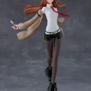 『STEINS;GATE』より「牧瀬紅莉栖」組み立て式プラモデルが予約開始！改造制服姿とロングヘアーをなびかせて颯爽と走りだす様子で立体化