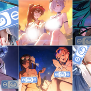『勝利の女神：NIKKE』ドキッ！刺激的過ぎて“規制だらけ”の水着を披露！ そして、ガードの外れた「非規制版」の画像も続々と……！【フォトレポ】