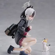 『ブルアカ』鬼方カヨコのfigmaが魅力にあふれてる！「戦闘顔」「照れ顔」や「しゃがみスカート」など様々な差し替えパーツを用意