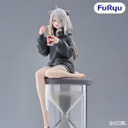太ももが露わなルームウェア！「ホロライブ」獅白ぼたんの砂時計付きフィギュア「ぬーストプラス」が7月第5週よりプライズ順次展開