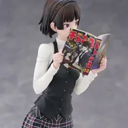 『ペルソナ５ ザ・ロイヤル』ポンコツ尾行シーンの「新島真」フィギュアが予約開始！手にした月刊誌で隠している表情が可愛い