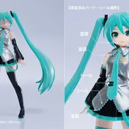 プラモデル「PLAMATEA 初音ミク」が予約開始！豊かな表情パーツ、アクション用ネクタイとマイクでさまざまなポーズを楽しめる