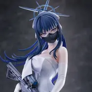 美しいドレスを纏い、アサルトライフルを携えた姿がクール！『ブルアカ』より「サオリ」フィギュアが予約受付中、任務時を再現できるマスク付きフェイスパーツも