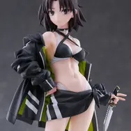 黒水着からのぞかせる、引き締まったプロポーション！『FGO』第一再臨「ムーンキャンサー/玉兎」1/7スケールフィギュアが予約受付中