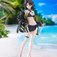黒水着からのぞかせる、引き締まったプロポーション！『FGO』第一再臨「ムーンキャンサー/玉兎」1/7スケールフィギュアが予約受付中