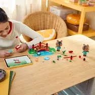 『どうぶつの森』まめきち＆つぶきちのレゴに楽しいギミック満載！サカナの影がまわる仕掛けほか、つりざおやプレゼントふうせんなど付属パーツも