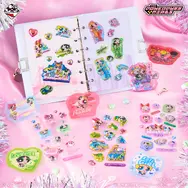 「一番くじちょこっと パワーパフ ガールズ」全ラインナップ公開！ラストワン賞は鍵チャーム付きのシール帳スペシャルセットを用意