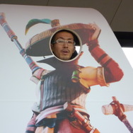 渋温泉にある撮影ポイントでは一瀬氏が撮影に協力してくれた。