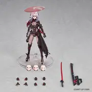 『勝利の女神：NIKKE』より「紅蓮：ブラックシャドウ」がアクションフィギュア化！豊かな表情、武器・花無十日紅など多彩なオプションを用意