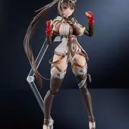 なんという太もも…これをプラモデルで？！トリダモノ氏のオリキャラ「MXちゃん」が組み立てキット化―持ってるケースはレールガンに変形