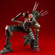 「エヴァンゲリオン新2号機α」1/400スケールプラモデルが再生産！三銃身ガトリング砲やナギナタほか、停止信号プラグなどオプション豊富