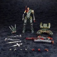 「エヴァンゲリオン新2号機α」1/400スケールプラモデルが再生産！三銃身ガトリング砲やナギナタほか、停止信号プラグなどオプション豊富