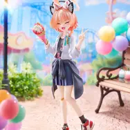 『ブルアカ』満面の笑みを浮かべる「ネル（制服）」が可愛すぎる！クレープ片手にピース、EXPO満喫のメモロビを1/7フィギュアで完全再現