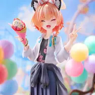『ブルアカ』満面の笑みを浮かべる「ネル（制服）」が可愛すぎる！クレープ片手にピース、EXPO満喫のメモロビを1/7フィギュアで完全再現